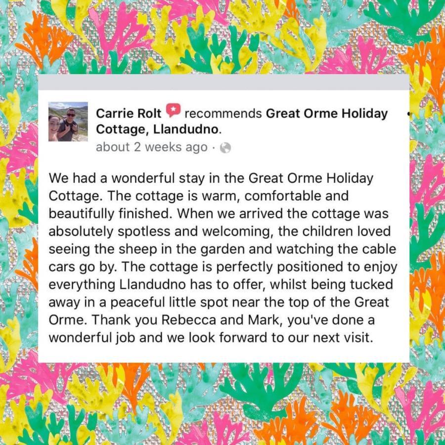 Great Orme Cottage, The Great Orme, Llandudno Zewnętrze zdjęcie