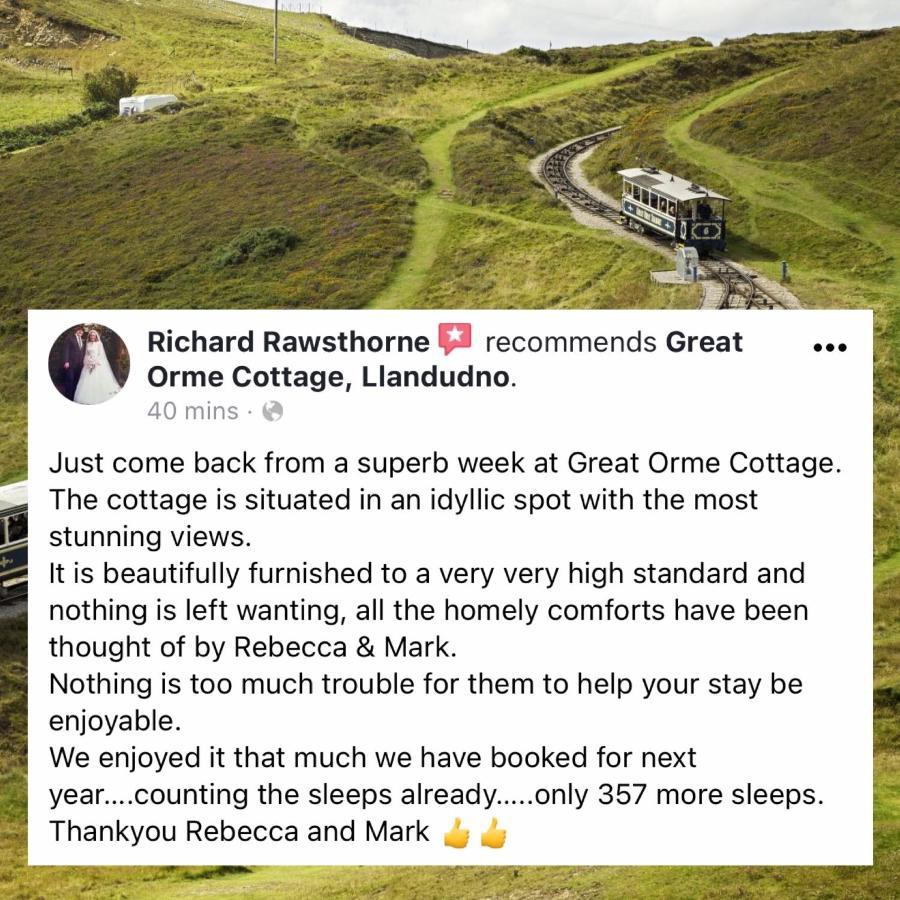 Great Orme Cottage, The Great Orme, Llandudno Zewnętrze zdjęcie